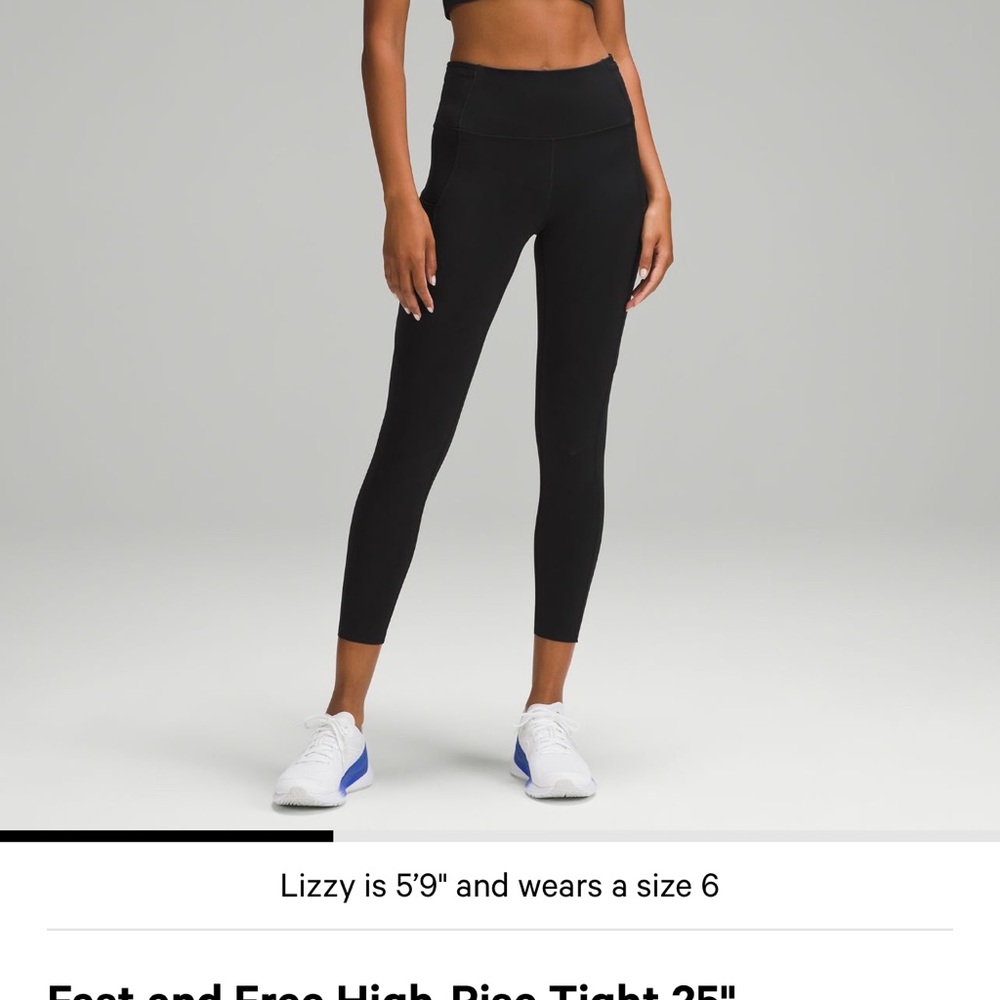 Lululemon High-Rise Leggings fast and free 25”